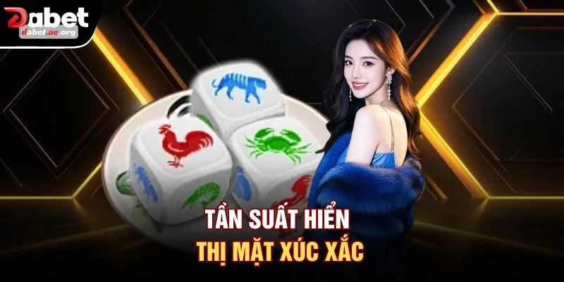 Tần suất hiển thị mặt xúc xắc