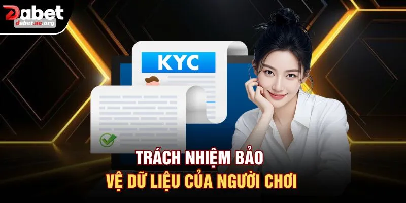 Trách nhiệm bảo vệ dữ liệu của người chơi